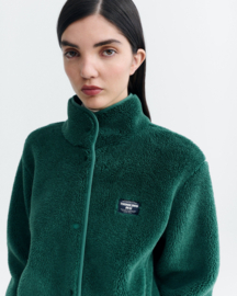 Thinking Mu - Kourtney Fleece Jacket Dark Green