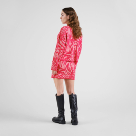 Dedicated - Adak knitted Skirt animal red