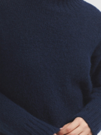 Nice Things - Turtle Neck Sweater Navy