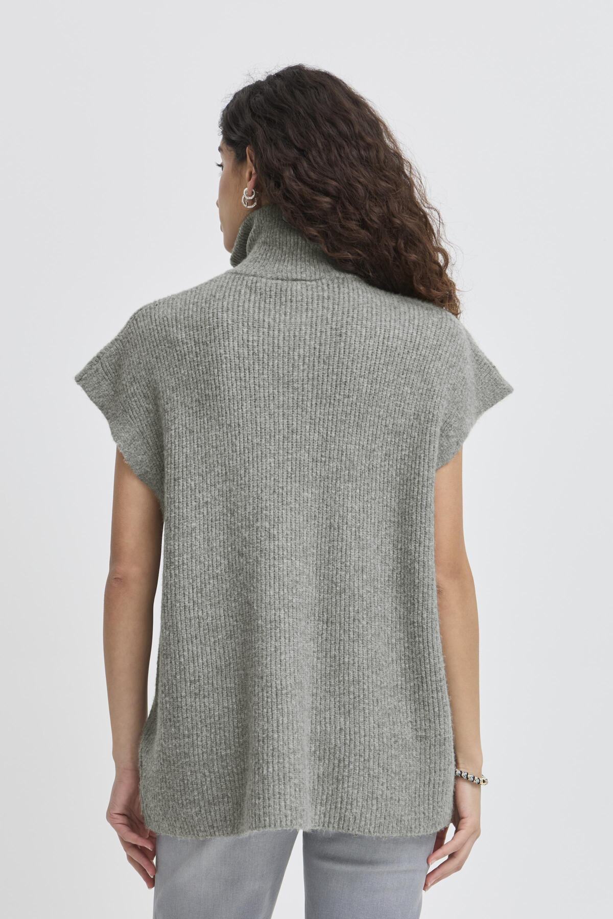 Ichi - Ducie Waistcoat grey