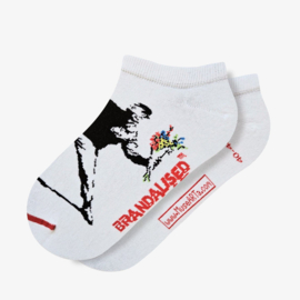 Sneaker Socks Banksy - Flower Bomber