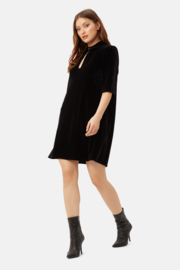 Traffic People - Peep Dress Black Velvet