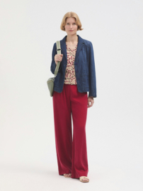 Nice Things - Tencel Fluid Pants raspberry red