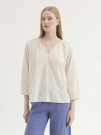 Nice Things - Dévoré Jacquard Blouse