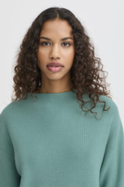 Ichi - Boston Midsleeve Sweater Beryl Green