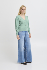 Ichi - Sella Cardigan 4 Beryl Green