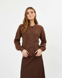 Minimum - Affie Cardigan chocolate fudge