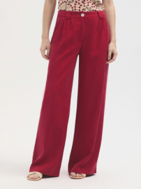 Nice Things - Tencel Fluid Pants raspberry red