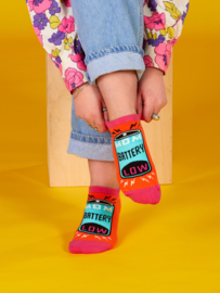 Sneaker Socks - Mom Battery Low