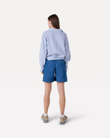 Another Label - Moore Pleated Denim Shorts