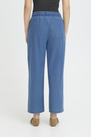 Ichi - Kate Cropped Denim Pants Medium Blue