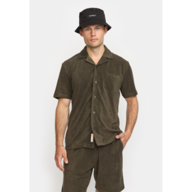 Revolution - Terry Cuban Shirt dark brown