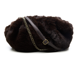 Chabo - Freddie Fake Fur Bag Chocolate