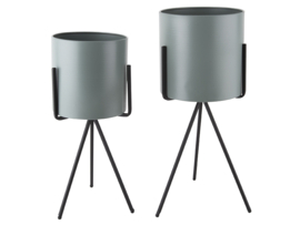 Pt - Plant Pot set Pedestal