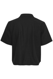 Ichi - Lino Shirt Black