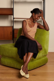 King Louie - Juno Midi Skirt Black