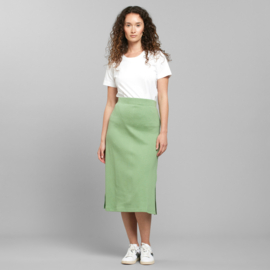 Dedicated - Rib Skirt Kvarnvik Sea Green