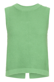Ichi - Dotties Waistcoat Green