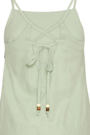 Ichi - Linno Dress 4 Tea Green