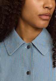 Selfhood - Cropped Striped Shirt