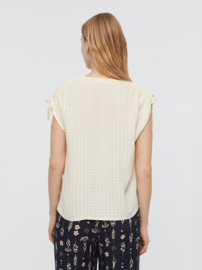 Nice Things - Textured Viscose Top Ecru