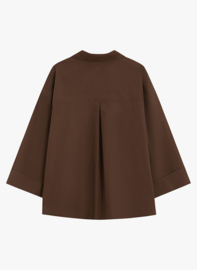 Grace & Mila - Ambre Blouse Chocolate