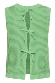 Ichi - Dotties Waistcoat Green