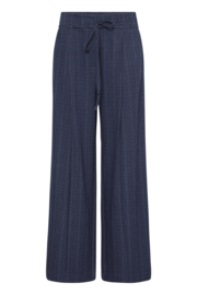 Ichi - Kate Pinelle Long Wide Pants dark blue