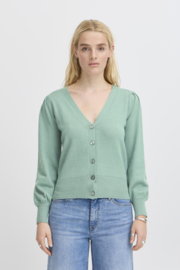Ichi - Sella Cardigan 4 Beryl Green