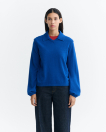 Thinking Mu - Khalida Knitted Sweater Klein Blue
