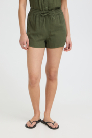 Ichi - Foxa Shorts Leaf Green
