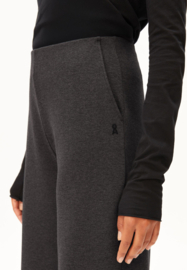 Armedangels - Basic Jersey Wide Leg Pants steel melange