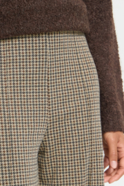 Ichi - Kate Woolley Pants brown checks
