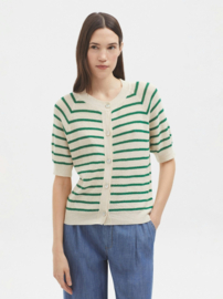 Nice Things - Short Sleeved Striped Jacket