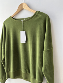 Chills & Fever - Lima Sweater Pesto Green