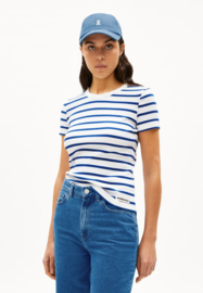 Armedangels - Kardaa T-Shirt Stripes Lapis