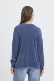 Ichi - Brula Cardigan Navy Peony