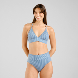 Dedicated - Bikini Top Alva thin stripes