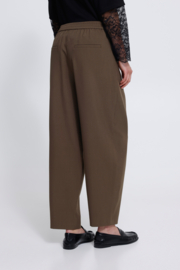 Ichi - Fava Barrel Pants slate black