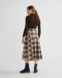 Thinking Mu - Big Checks Rati skirt