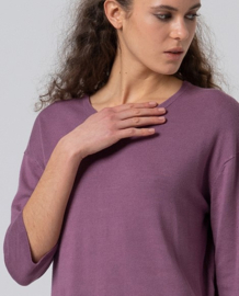 Surkana - Midsleeve knit top Powdered Mauve
