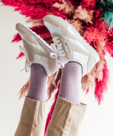Dilly Socks - Ribbed uni Socks Lavender
