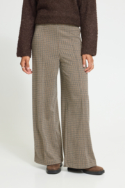 Ichi - Kate Woolley Pants brown checks