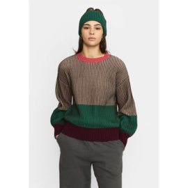 Selfhood - Rib Block Knit Army