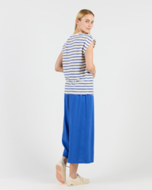 Wemoto - Chloe Summer Knit Top Blue Stripe