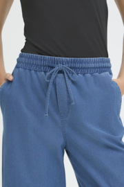 Ichi - Kate Cropped Denim Pants Medium Blue