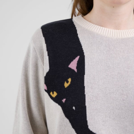 Dedicated - Sweater Arendal Long Cat Vanilla