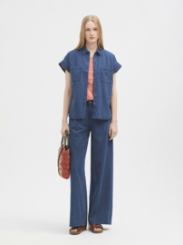 Nice Things - Striped Denim Shirt