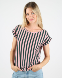 Wemoto - Ambre T-Shirt pink/green