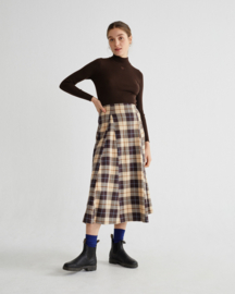 Thinking Mu - Big Checks Rati skirt